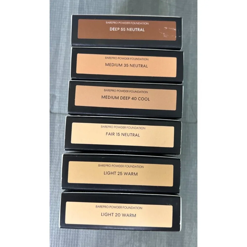 BareMinerals BarePro 16HR Vegan Powder Foundation – 8.5 g NIB (Multiple Shades)